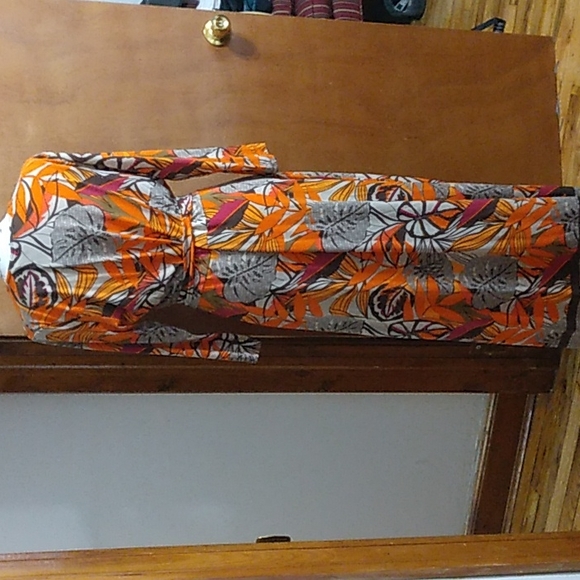 Tropical Leaf Print Maxi Dress - Picture 3 of 8